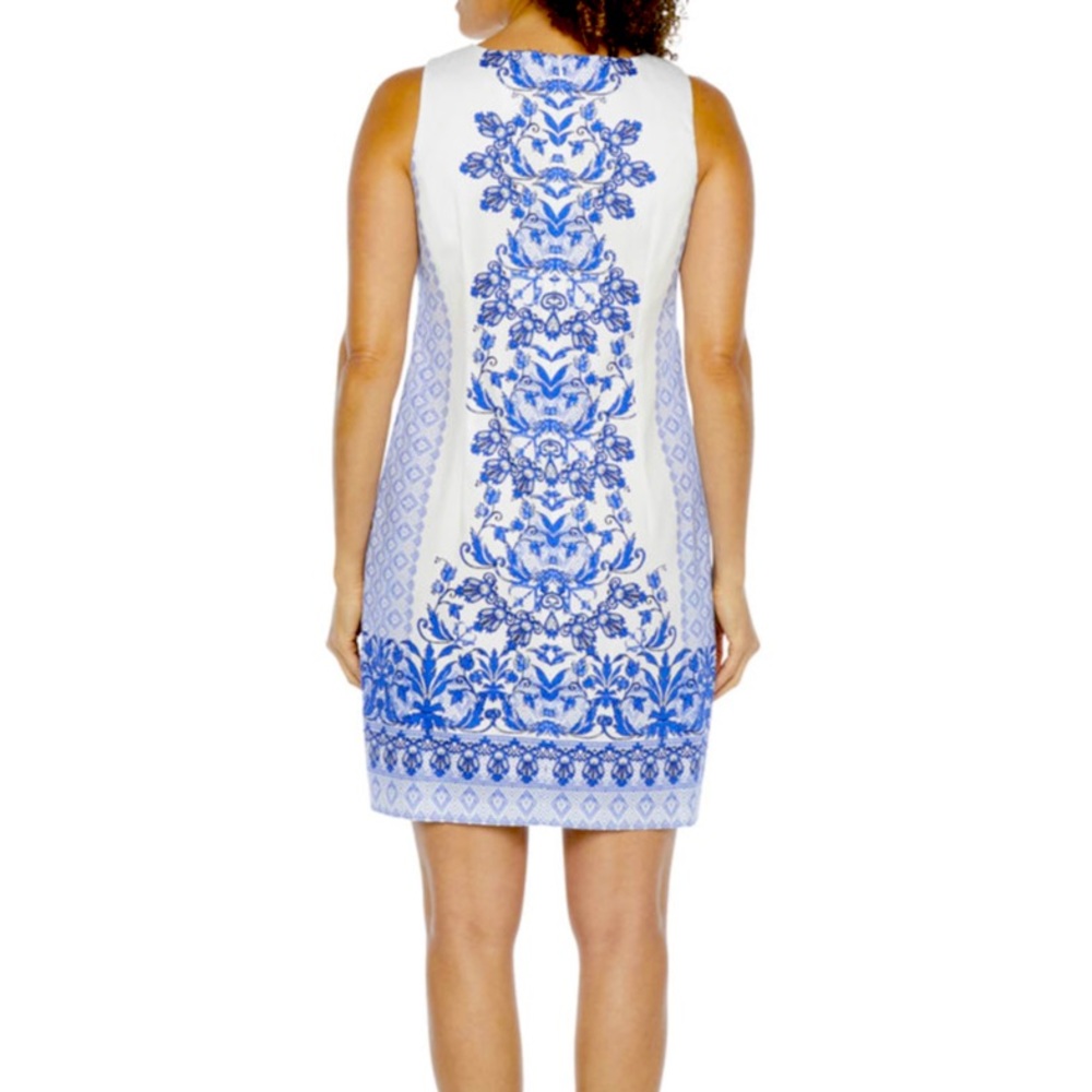 New London Style Sleeveless Sheath Dress - Picture 3 of 11